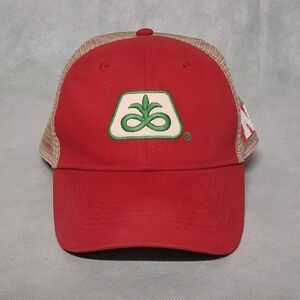 Pioneer Seeds Nebraska Snap Back Truckers Hat Red Front Mesh Adjustable Back